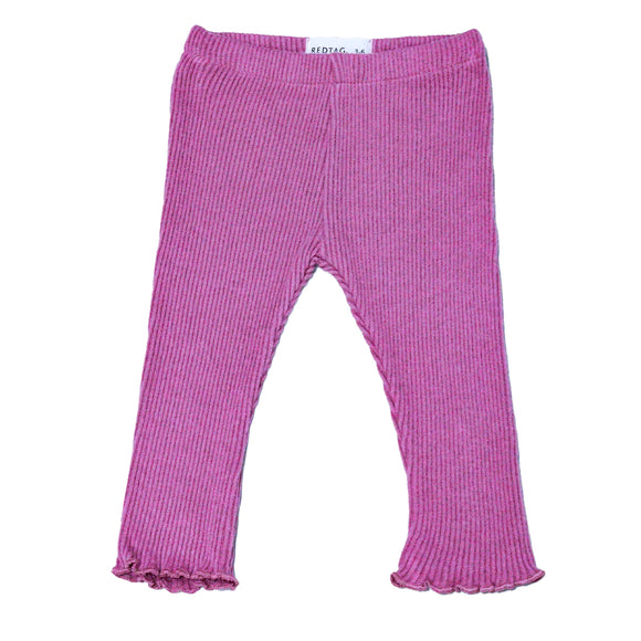 Brown Ribbed Casual Set