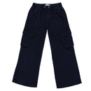 BLACK WIDELEG CARGO POCKET JEANS BLACK 11 12 YEARS-1