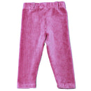 Dusty Pale Pink Belted Jeggings-1