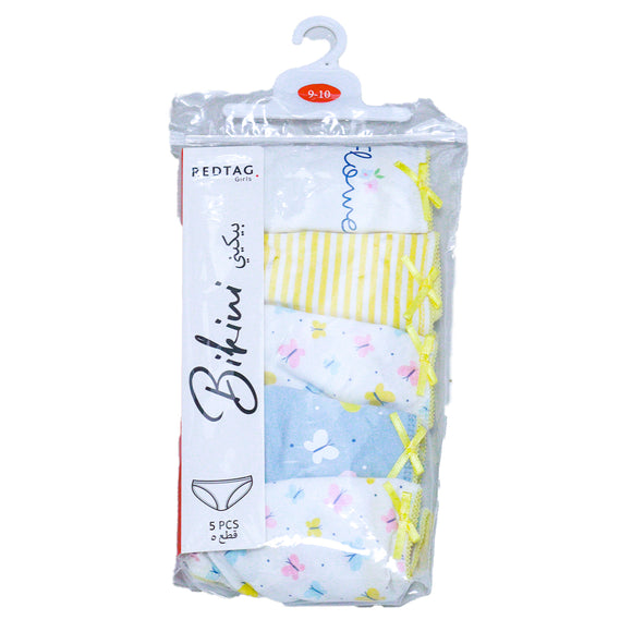 MULTI 5PCS PACK BIKINI ASSORTED 9 10 YEARS