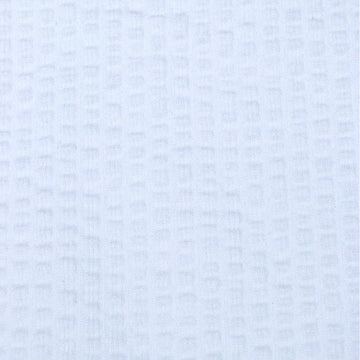 White Seersucker Stripe Mandarin Polo REDTAG