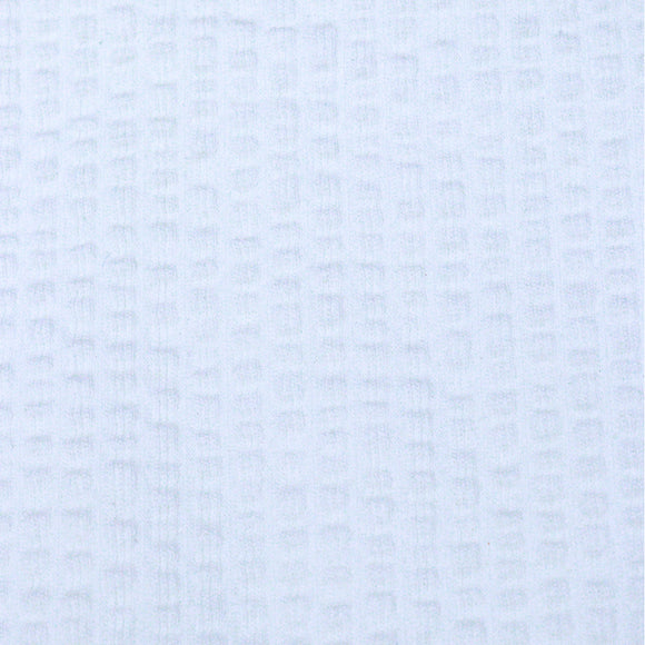 White Seersucker Stripe Mandarin Polo