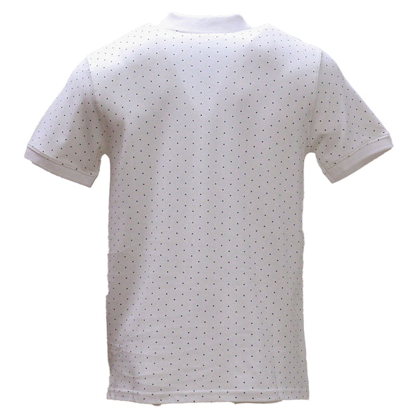 White Aop Polo Shirt With Chest Logo White Xx