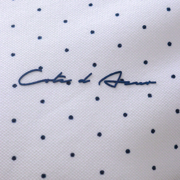 White Aop Polo Shirt With Chest Logo White Xx