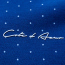 Blue Aop Polo Shirt With Chest Logo Blue-4