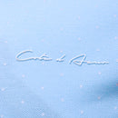 Sky Blue Aop Polo Shirt With Chest Logo Sky Blue-2