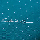 Sage Green Aop Polo Shirt With Chest Logo Green-3