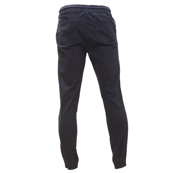 Black Twill Jogger Black 30