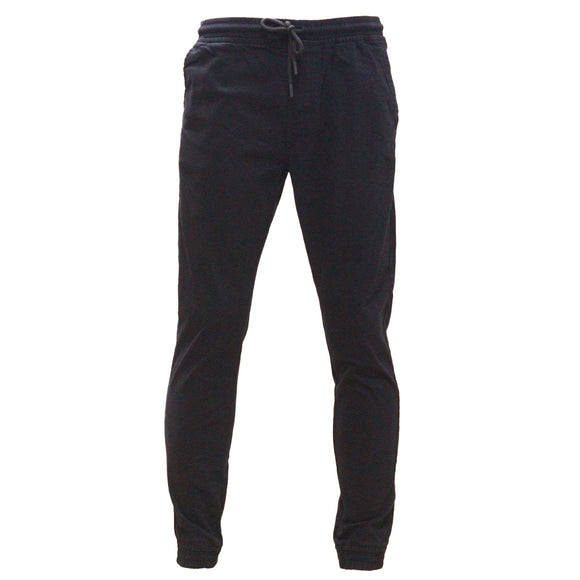 Black Twill Jogger Black 30