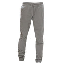 Brown Twill Jogger Brown-1