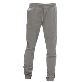 Brown Twill Jogger Brown