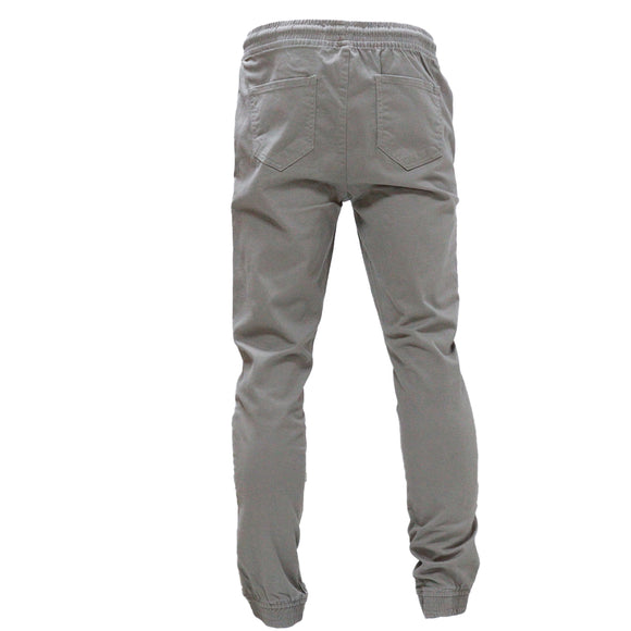 Brown Twill Jogger Brown
