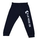 Black Game T Shirt And Long Pant Pyjama Set-3