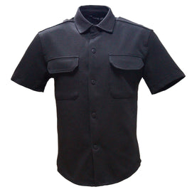 Black Boxy Fit Overshirt Black Xx