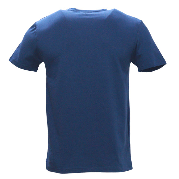 Mens Basic Spande T Shirt Blue