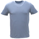 Mens Basic Spande T Shirt Pale Grey-1