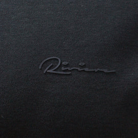 Slate Grey Zip Placket Polo Shirt With Chest Logo Dark Grey - 0