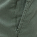 Olive Green Twill Joggers Dark Green-3