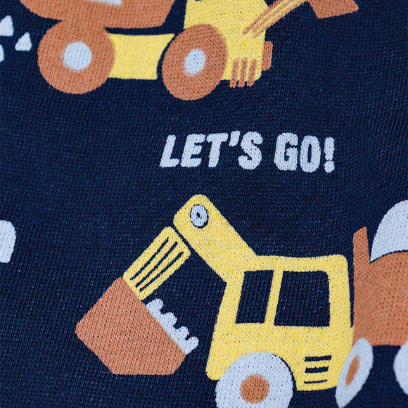 NAVY DIGGER PRINTED ACTIVE PANTS NAVY 18 24 MONTHS