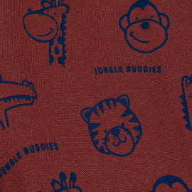 RUST ANIMAL PRINTED ACTIVE PANTS ORANGE 18 24 MONTHS - 0