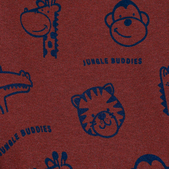 RUST ANIMAL PRINTED ACTIVE PANTS ORANGE 18 24 MONTHS