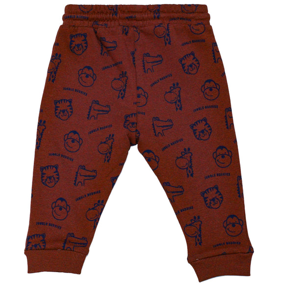 RUST ANIMAL PRINTED ACTIVE PANTS ORANGE 18 24 MONTHS