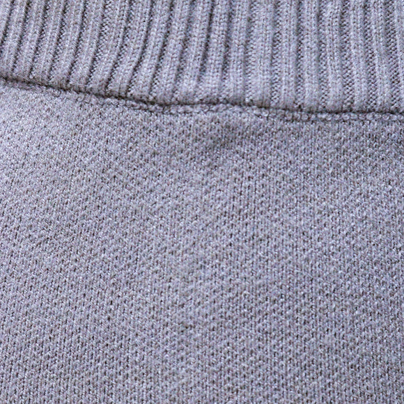 BROWN WIDE LEG KNIT TROUSER