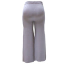 BROWN WIDE LEG KNIT TROUSER-3