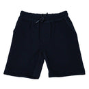 Black Cut N Sew Zip Placket Polo With Shorts Set Black 6 7 Years-4