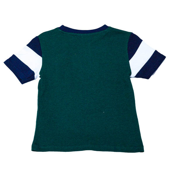 Green La Crew Neck T Shirt With Shorts Set Green 4 5 Years
