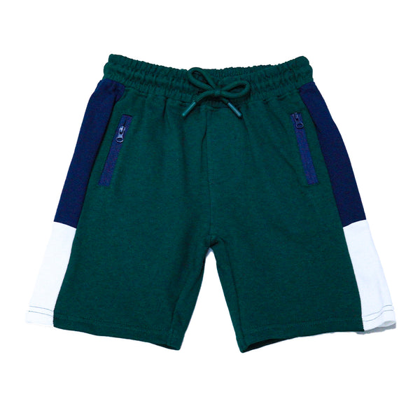 Green La Crew Neck T Shirt With Shorts Set Green 4 5 Years