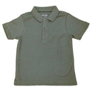 Olive Green  Basic Polo Shirt-1