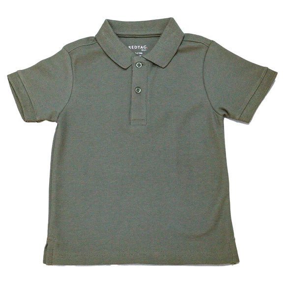 Olive Green  Basic Polo Shirt
