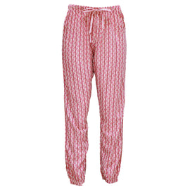 Red Woven Pajama Bottom