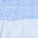 BLUE TWEED TWOFER TOP PALE BLUE 8 9 YEARS-2