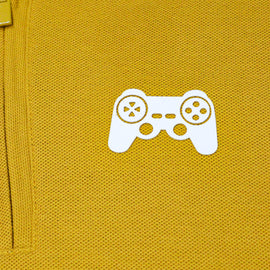 Mustard Regular Collar Zipneck Polo Mustard - 0