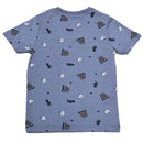 Dark Grey Nyc Aop Short Sleeve T Shirt-3