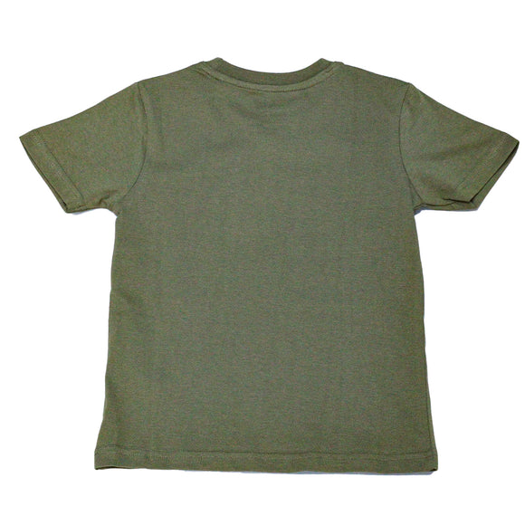 Olive Gamer Printed Short Sleeve T Shirt Dark Green 5 6 Years