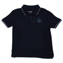 Black Pique Shortsleeve Polo-1