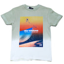 Olive Tie And Dye Printed T Shirt-1