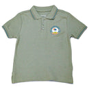 Olive Green Pique Shortsleeve Polo Green 3 4 Years-1