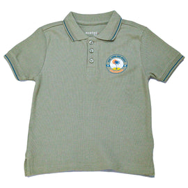 Olive Green Pique Shortsleeve Polo Green 3 4 Years