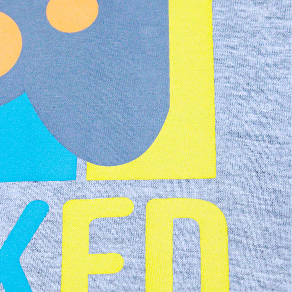 Grey Mel Gaming Controller S S Graphic Tee Mid Grey