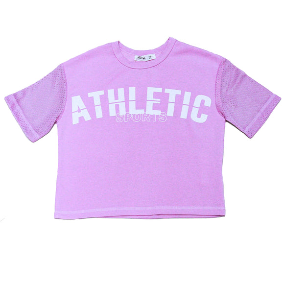 PURPLE TOP WITH MESH PURPLE 9 10 YEARS