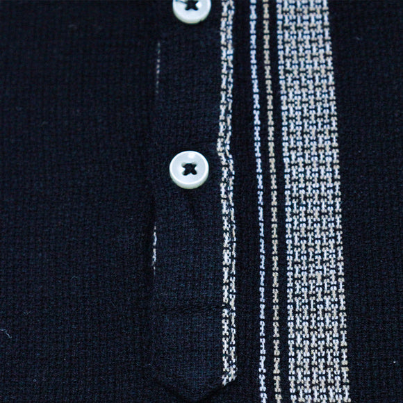 NAVY MATTY STRIPED LS SHIRTS NAVY 3 6 MONTHS