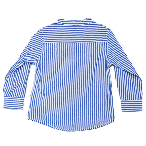 BLUE STRIPED  2 IN 1 SHIRTS