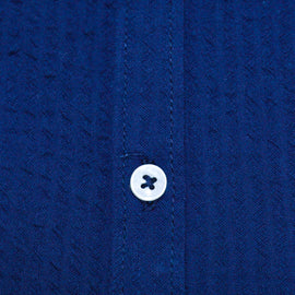 BLUE  SEERSUCKER LS SHIRTS - 0