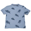 Olive Tiger Palm Aop Polo Dark Green 2 3 Years-3