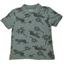 Sage Green Skate Aop Polo Green 6 7 Years-1