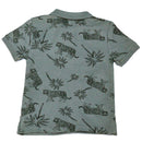 Sage Green Skate Aop Polo Green 6 7 Years-3